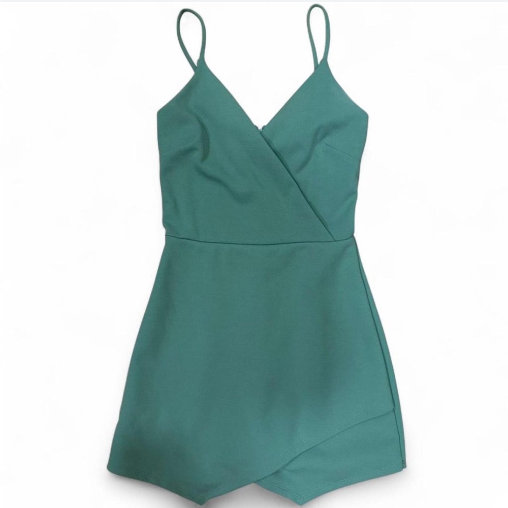 Green Windsor romper